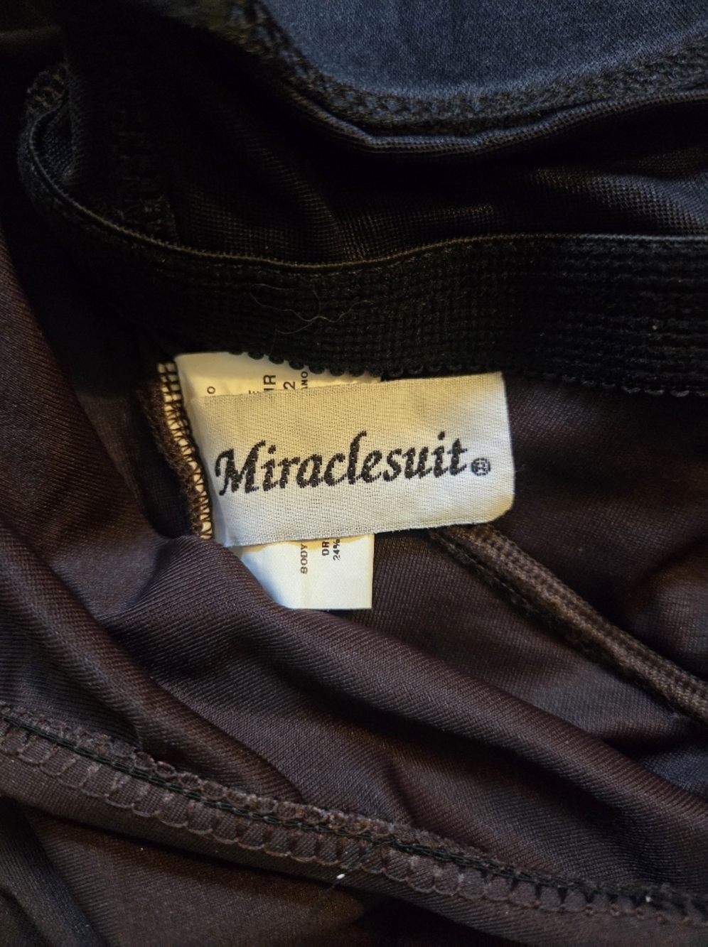 Miraclesuit Swimsuit Slimming Wrap Style Brown Size 12 - Picture 6 of 7